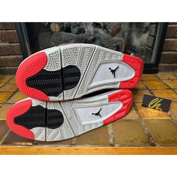 Mens 18 Air Jordan 4 Retro Pale Citron Flight Nostalgia Basketball Shoes - Picture 8 of 9